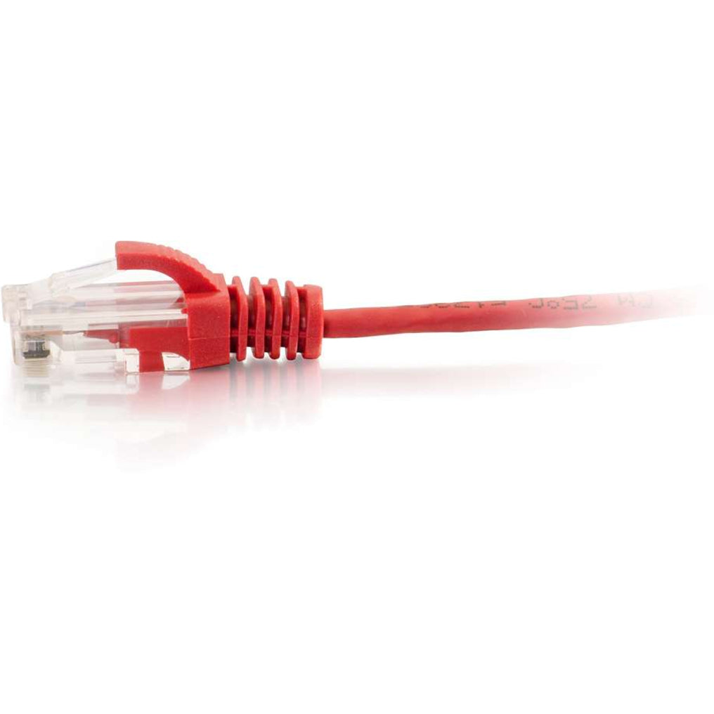 C2G 5ft Cat6 Slim Snagless Unshielded (UTP) Ethernet Cable - Red