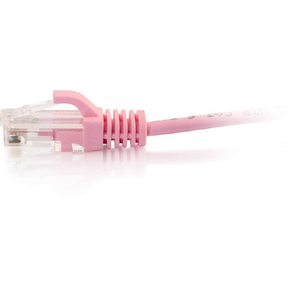 C2G 3ft Cat6 Snagless Unshielded (UTP) Slim Ethernet Patch Cable - Pink