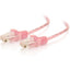 C2G 7ft Cat6 Slim Snagless Unshielded (UTP) Ethernet Cable - Pink