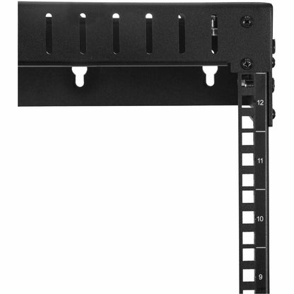 StarTech.com 2-Post 12U Heavy-Duty Wall Mount Network Rack 19" Open Frame Server Rack with Adjustable Depth Data Rack for IT Equipment~