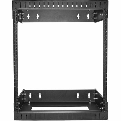 StarTech.com 2-Post 12U Heavy-Duty Wall Mount Network Rack 19" Open Frame Server Rack with Adjustable Depth Data Rack for IT Equipment~