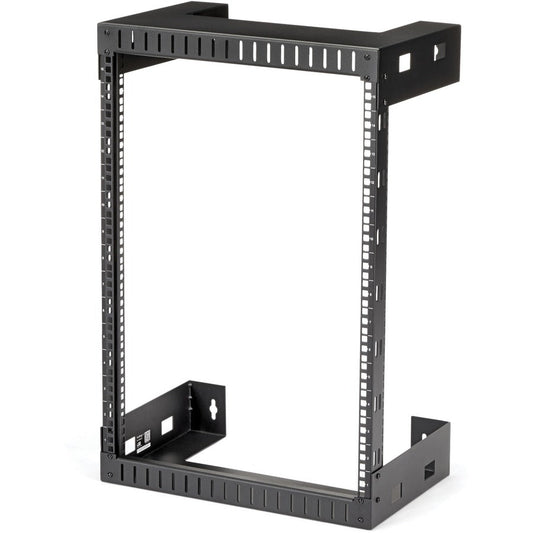 StarTech.com 2-Post 15U Heavy-Duty Wall-Mount Network Rack 19" Open Frame Server Rack for Computer Equipment Wall Mount Data Rack~