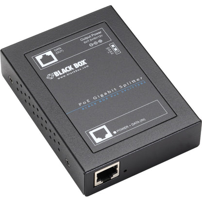 Black Box PoE+ Gigabit Splitter - 5-12-VDC 6-Amp