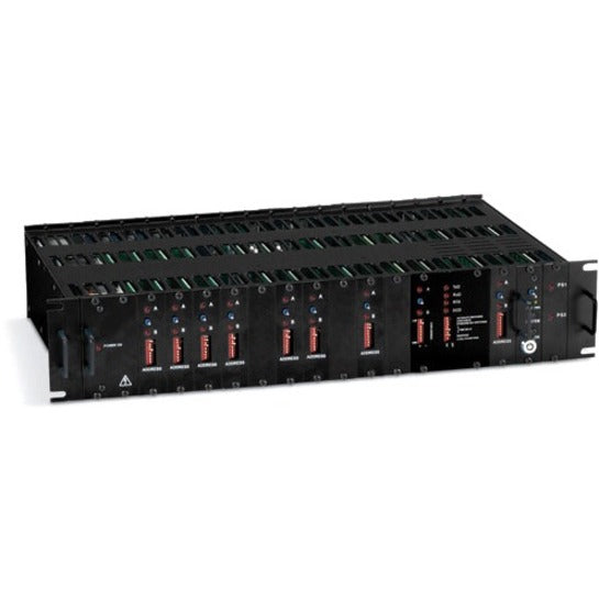 Black Box Pro Switching Gang Switch Chassis - 2U 18-Card