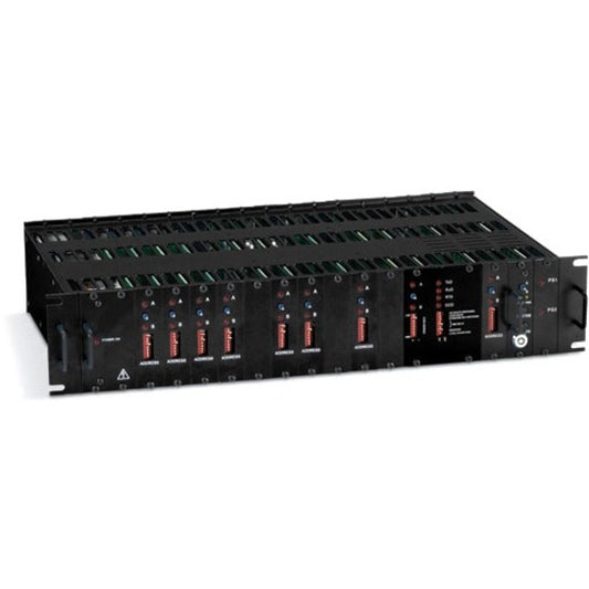 Black Box Pro Switching Gang Switch Chassis - 2U 18-Card