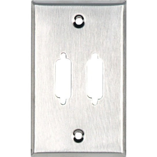 Black Box Wallplate - DB15 Single-Gang