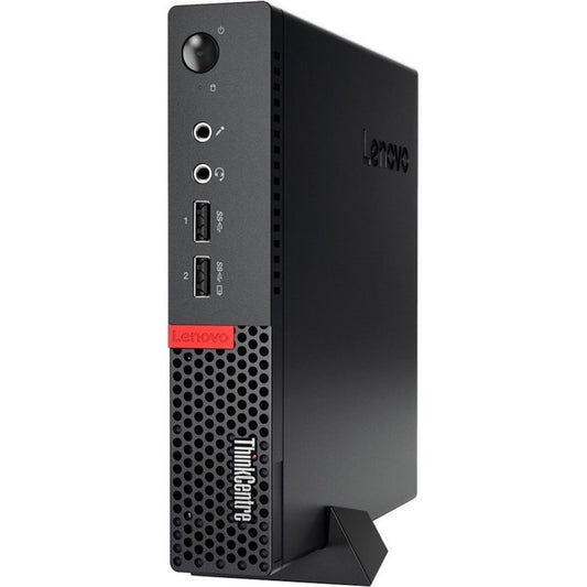 Lenovo ThinkCentre M710q 10MQS4J300 Desktop Computer - Intel Core i3 6th Gen i3-6100T 3.20 GHz - 4 GB RAM DDR4 SDRAM - 128 GB SSD - Tiny