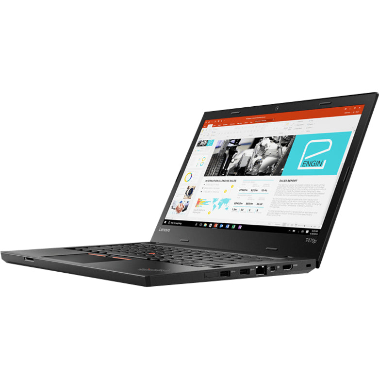 Lenovo ThinkPad T470p 20J7S0TV00 14" Notebook - 2560 x 1440 - Intel Core i7 7th Gen i7-7820HQ Quad-core (4 Core) 2.90 GHz - 16 GB Total RAM - 512 GB SSD