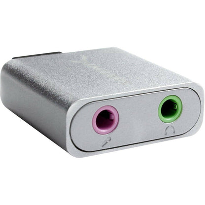 Sabrent USB Aluminum External Stereo Sound Adapter | Silver