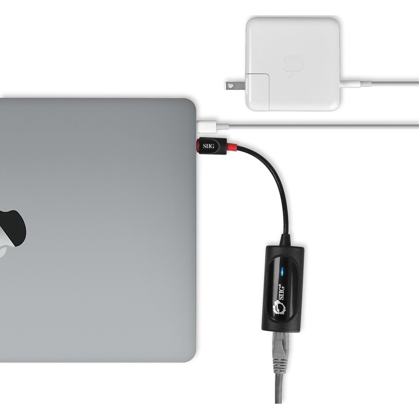 SIIG USB-C to Gigabit Ethernet Adapter - USB 3.0