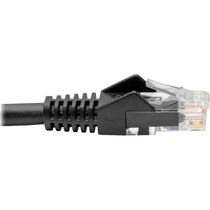Tripp Lite Cat6 Gigabit Snagless Molded (UTP) Ethernet Cable (RJ45 M/M) PoE Black 6-in. (15.24 cm)