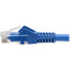 Tripp Lite Cat6 Gigabit Snagless Molded (UTP) Ethernet Cable (RJ45 M/M) PoE Blue 6-in. (15.24 cm)