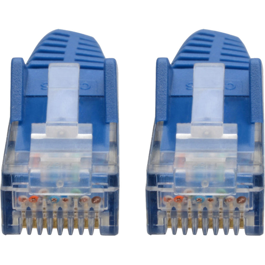 Tripp Lite Cat6 Gigabit Snagless Molded (UTP) Ethernet Cable (RJ45 M/M) PoE Blue 6-in. (15.24 cm)