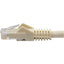 Tripp Lite Cat6 Gigabit Snagless Molded (UTP) Ethernet Cable (RJ45 M/M) PoE White 6-in. (15.24 cm)