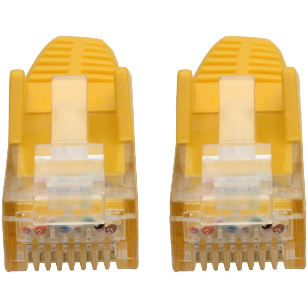 Tripp Lite Cat6 Gigabit Snagless Molded (UTP) Ethernet Cable (RJ45 M/M) PoE Yellow 6-in. (15.24 cm)