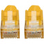 Tripp Lite Cat6 Gigabit Snagless Molded (UTP) Ethernet Cable (RJ45 M/M) PoE Yellow 6-in. (15.24 cm)