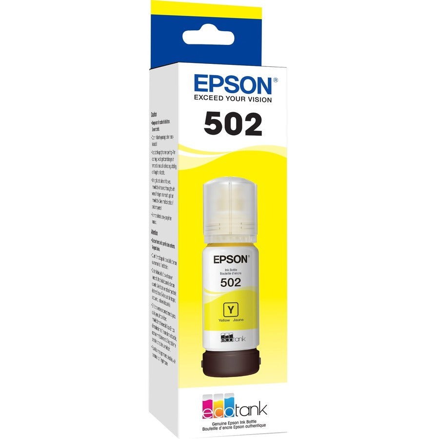 Epson T502 Yellow Ink Bottle