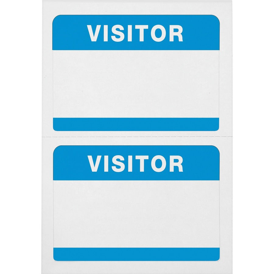 Advantus Self-Adhesive Visitor Badges