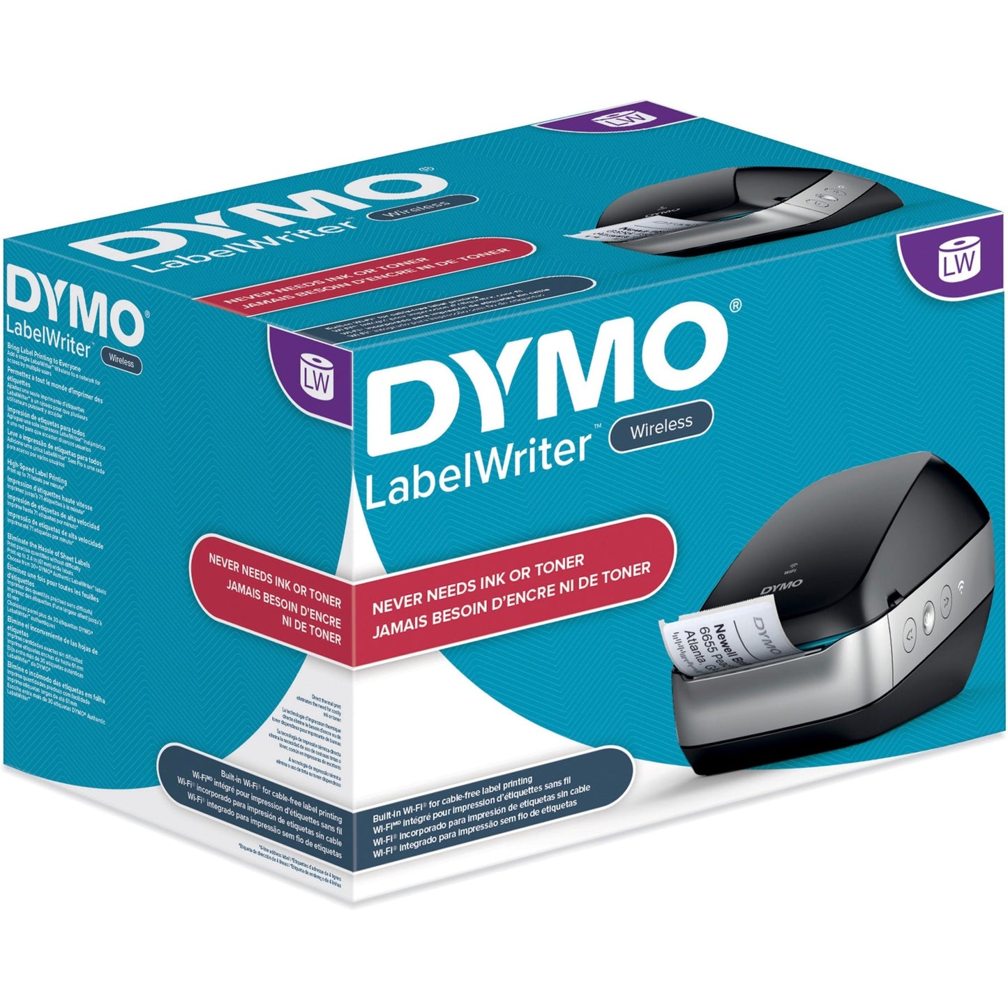 Dymo LabelWriter Desktop Direct Thermal Printer - Monochrome - Label Print - Black