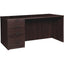 Lorell Prominence 2.0 Espresso Laminate Box/Box/File Left-Pedestal Desk - 3-Drawer