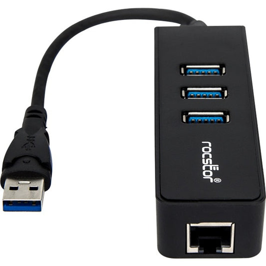 3PORT USB 3.0 HUB WITH GIGABIT 