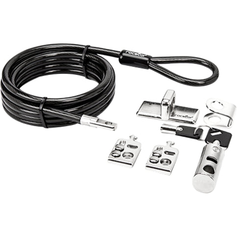 Rocstor Rocbolt Desktop and Peripherals Security Locking Kit with 8' Cable and Key Lock