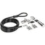 Rocstor Rocbolt Desktop and Peripherals Security Locking Kit with 8' Cable and Key Lock