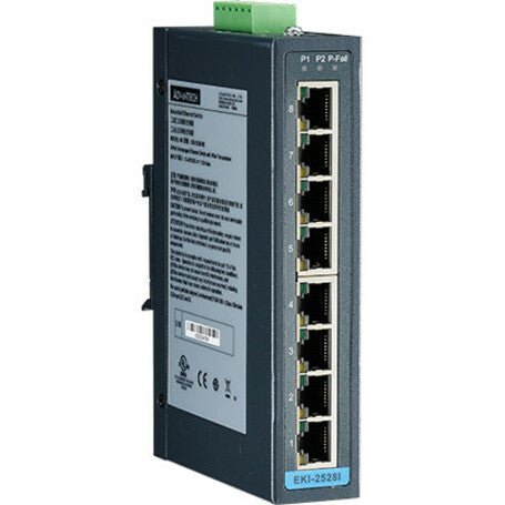Advantech 8-Port Ethernet Switch w/ Wide Temp