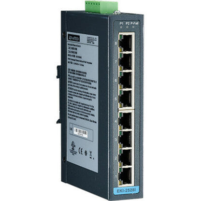 Advantech 8-Port Ethernet Switch w/ Wide Temp
