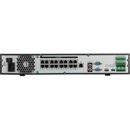 Speco 16 Channel 4K Plug & Play Network Video Recorder with Built-in PoE+ Switch - 3 TB HDD