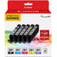 Canon CLI-281 Inkjet Ink Cartridge/Paper Kit - Combo Pack - Black Cyan Magenta Yellow Pack