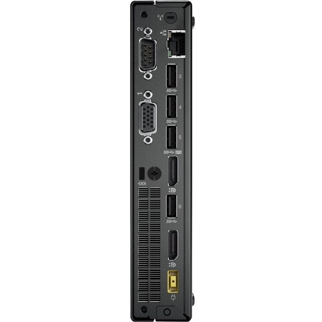 Lenovo ThinkCentre M910q 10MUS36K00 Desktop Computer - Intel Core i7 6th Gen i7-6700T 2.80 GHz - 32 GB RAM DDR4 SDRAM - 1 TB SSD - Tiny