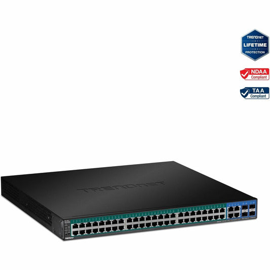 52PORT 48GB WEB SMART POE      
