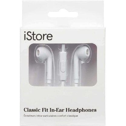 iStore Classic Fit Earbuds (White)