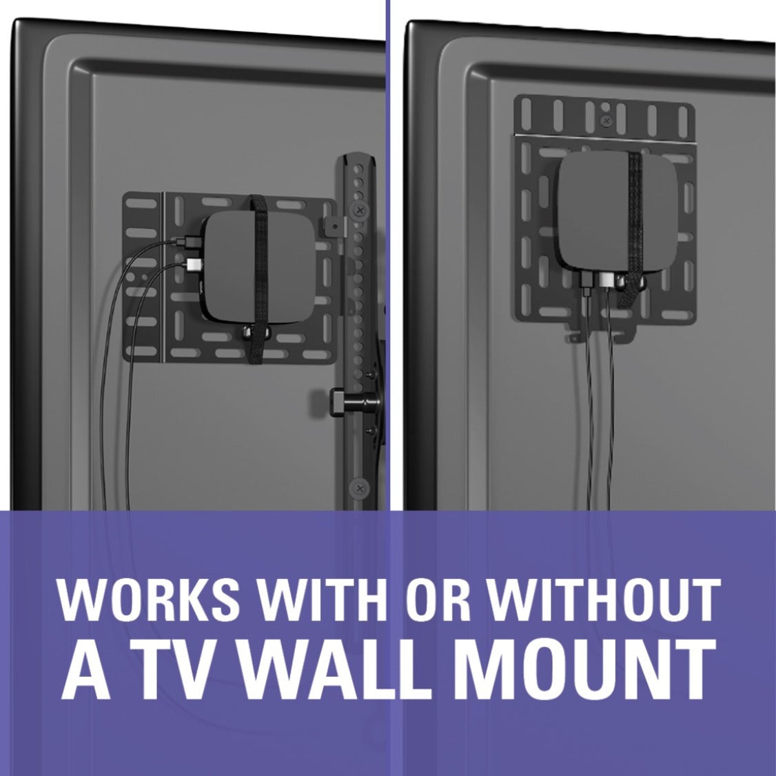 SANUS SASP1 Mounting Panel for Network Media Player - Black