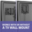 SANUS SASP1 Mounting Panel for Network Media Player - Black