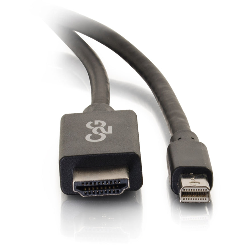 C2G 10ft Mini DisplayPort to HDMI Adapter Cable - Black - TAA