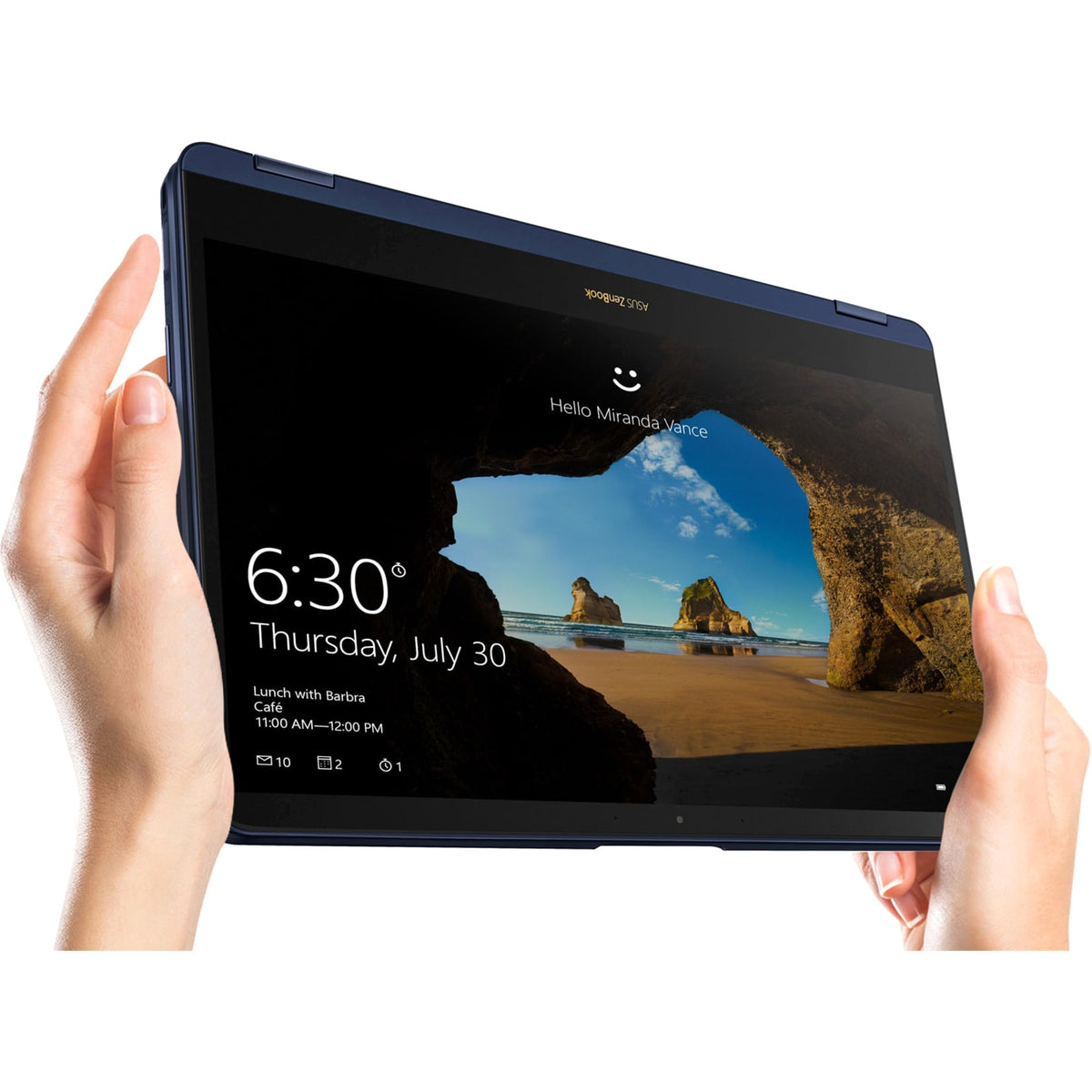 Asus ZenBook Flip S UX370 UX370UA-XH74T-BL 13.3" Touchscreen Convertible Notebook - 1920 x 1080 - Intel Core i7 8th Gen i7-8550U Quad-core (4 Core) 1.80 GHz - 16 GB Total RAM - 512 GB SSD - Royal Blue