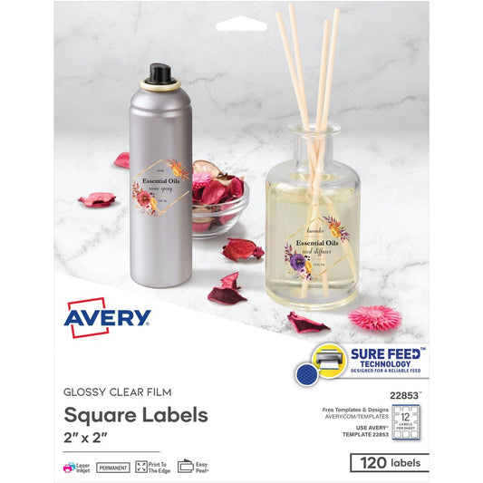 Avery&reg; Sure Feed Glossy Labels