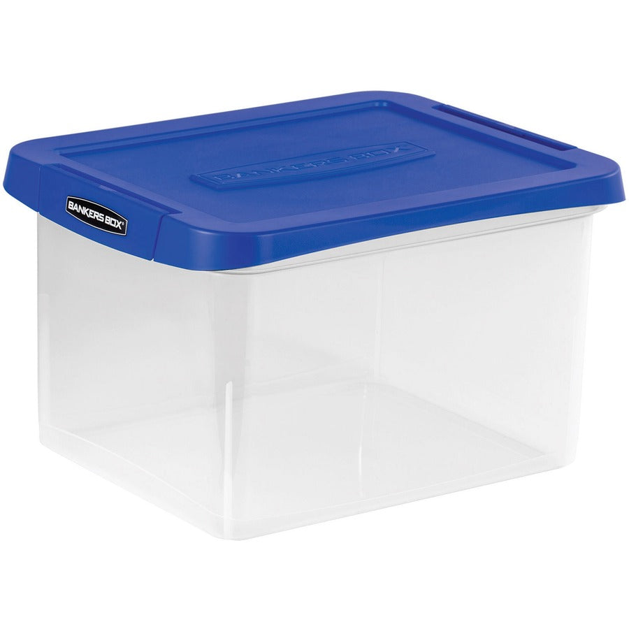 Bankers Box&reg; Heavy Duty Ltr/Lgl Plastic File Box