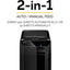 Fellowes® AutoMax 550C Cross Cut Auto Feed 2-in-1 Heavy Duty Commercial Paper Shredder with SilentShred™