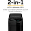 Fellowes® AutoMax™ 350C Cross-Cut Commercial Office Auto Feed 2-in-1 Paper Shredder with 350 Sheet Capacity