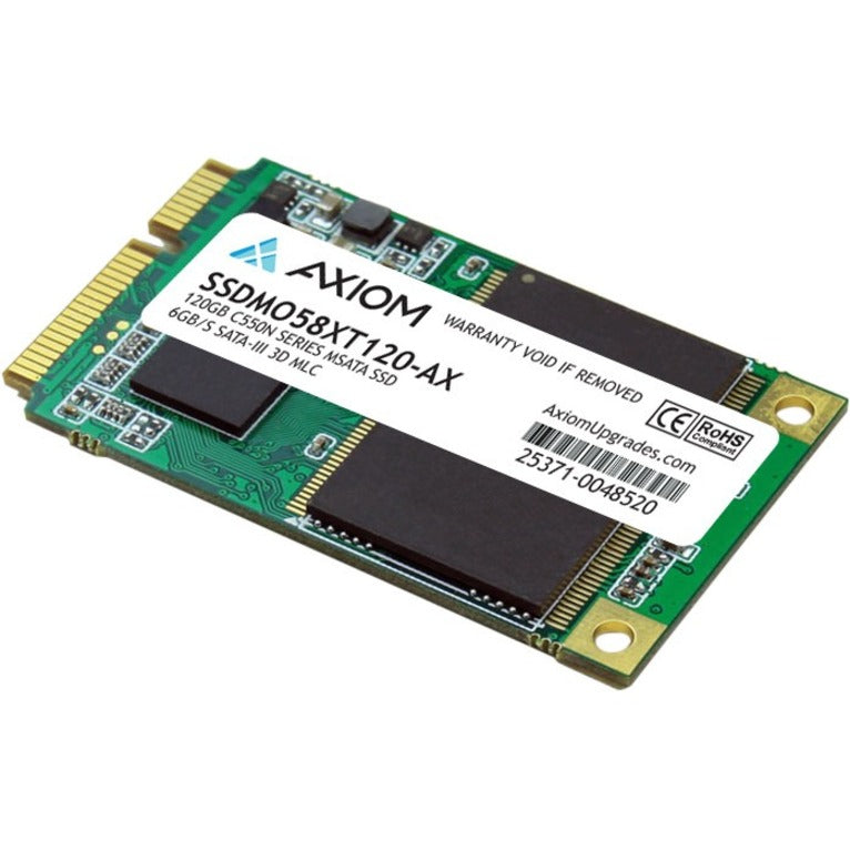 Axiom 120GB C550n Series mSATA SSD 6Gb/s SATA-III – Tekmentum