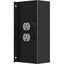 Chief Proximity Two Outlet In-Wall Power Box Kit - Black