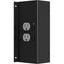 Chief Proximity Two Outlet In-Wall Power Box Kit - Black