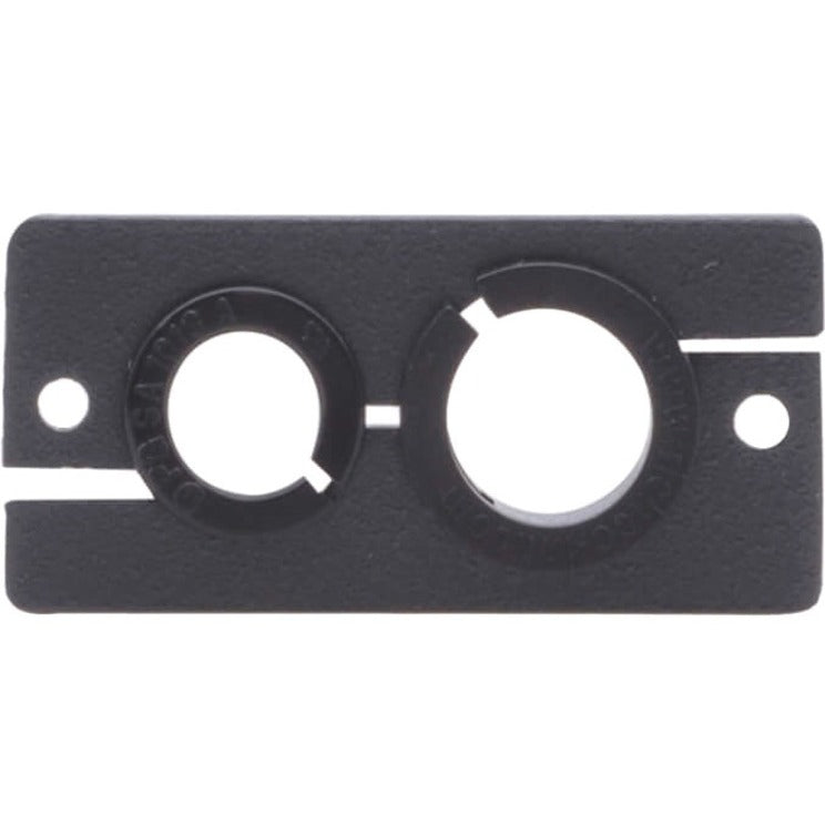 Kramer Wall Plate Insert Two-Sized Cable Pass-Through