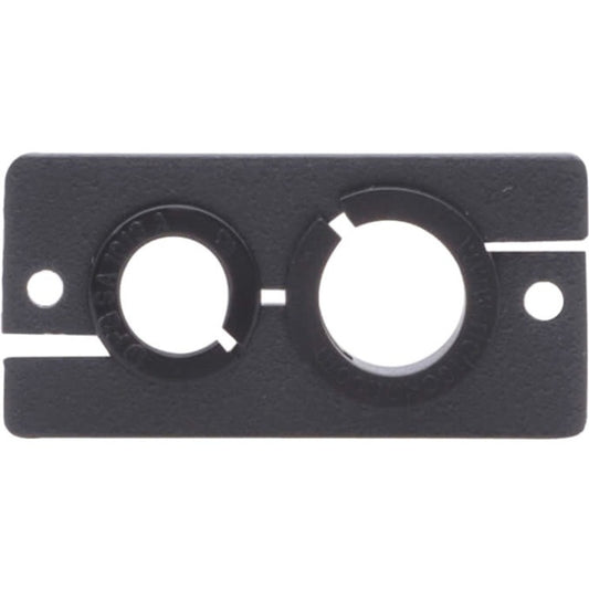 Kramer Wall Plate Insert Two-Sized Cable Pass-Through