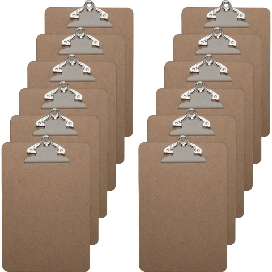 Business Source Mini Clipboard with Standard Metal Clip