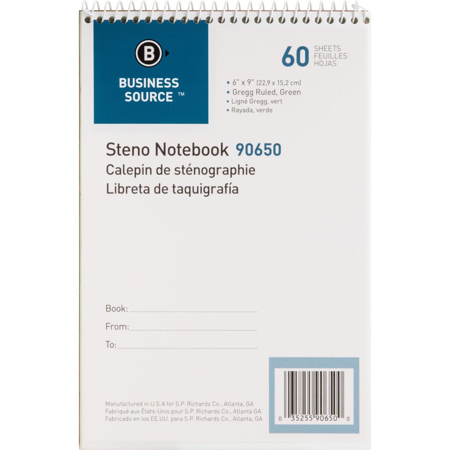 Business Source Steno Notebooks