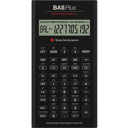 Texas Instruments BA II Plus Professional Financial Calculator